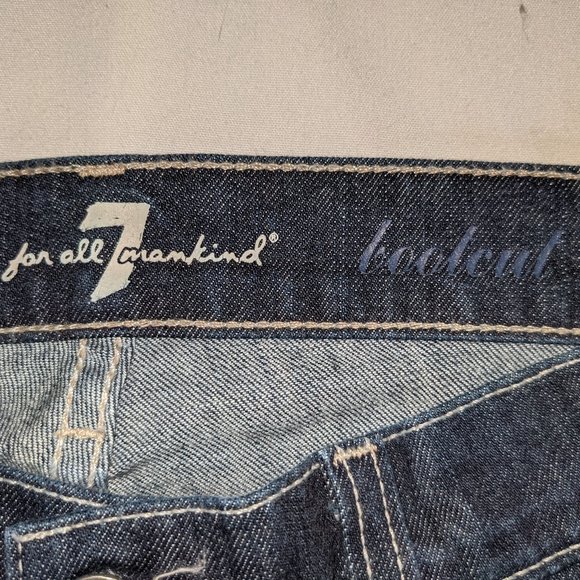 7 for All Mankind Dark Wash Bootcut Jean - Picture 5 of 6